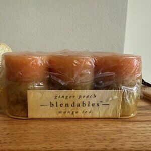 Pier 1 Blendables, Ginger Peach/Mango Tea 6 Votive Candles